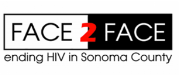Face 2 face logo with caption ending hiv in sonoma county
